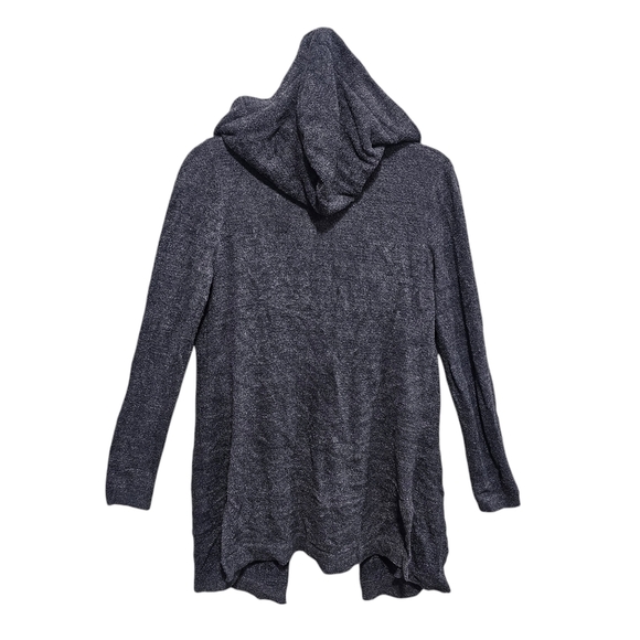 Barefoot Dreams CozyChic Lite Resort Cardigan in Heathered‎ Indigo Pacific Blue - Picture 8 of 8